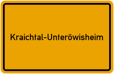 Branchenbuch Kraichtal-Unteröwisheim, Baden-Württemberg