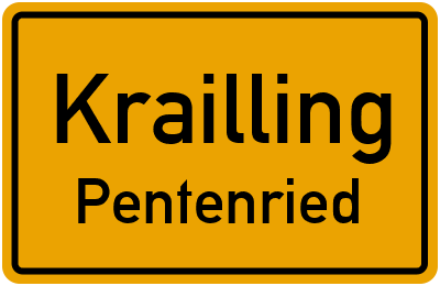 Straßenverzeichnis Krailling Pentenried