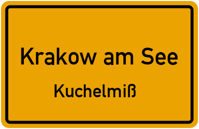 Straßenverzeichnis Krakow am See Kuchelmiß