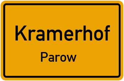 Straßenverzeichnis Kramerhof Parow