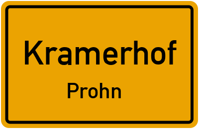 Straßenverzeichnis Kramerhof Prohn