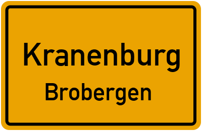 Straßenverzeichnis Kranenburg Brobergen