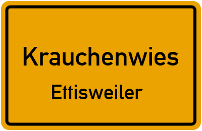 Ortsschild Krauchenwies Ettisweiler