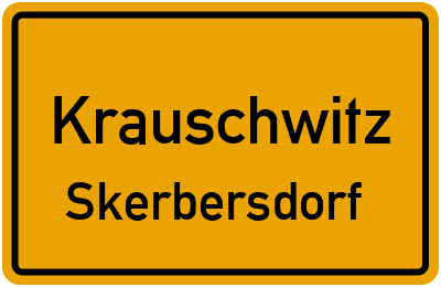 Straßenverzeichnis Krauschwitz Skerbersdorf