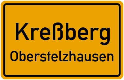 Straßenverzeichnis Kreßberg Oberstelzhausen