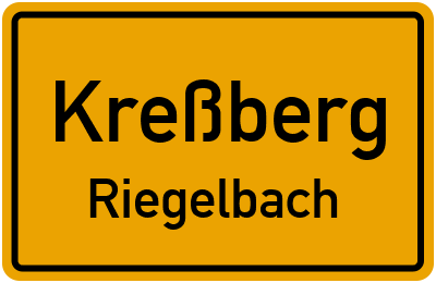 Straßenverzeichnis Kreßberg Riegelbach
