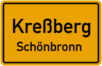 Straßenverzeichnis Kreßberg Schönbronn