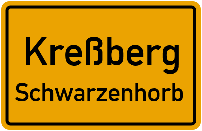 Straßenverzeichnis Kreßberg Schwarzenhorb