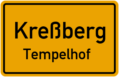 Straßenverzeichnis Kreßberg Tempelhof