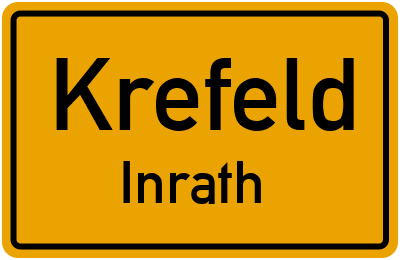 Straßenverzeichnis Krefeld Inrath