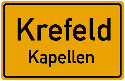 Straßenverzeichnis Krefeld Kapellen