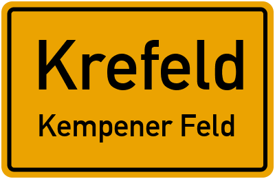 Straßenverzeichnis Krefeld Kempener Feld