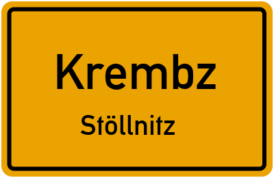 Straßenverzeichnis Krembz Stöllnitz
