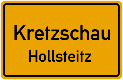 Straßenverzeichnis Kretzschau Hollsteitz