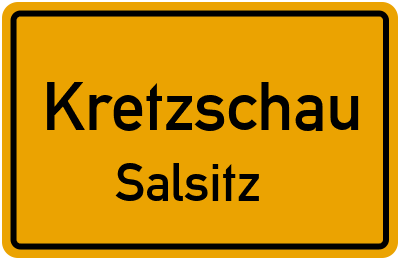 Straßenverzeichnis Kretzschau Salsitz