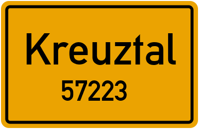 Straßenverzeichnis für 57223 Kreuztal