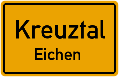 Straßenverzeichnis Kreuztal Eichen