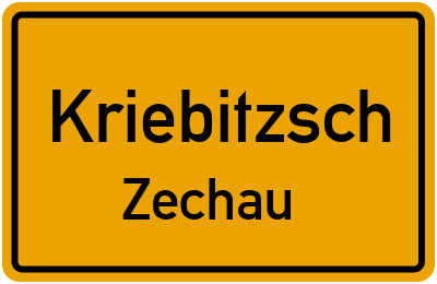 Straßenverzeichnis Kriebitzsch Zechau