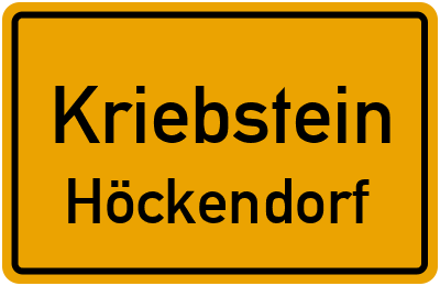 Straßenverzeichnis Kriebstein Höckendorf