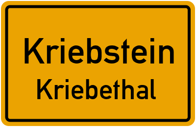 Straßenverzeichnis Kriebstein Kriebethal