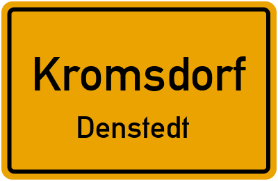 Straßenverzeichnis Kromsdorf Denstedt