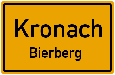 Straßenverzeichnis Kronach Bierberg