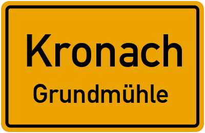 Straßenverzeichnis Kronach Grundmühle