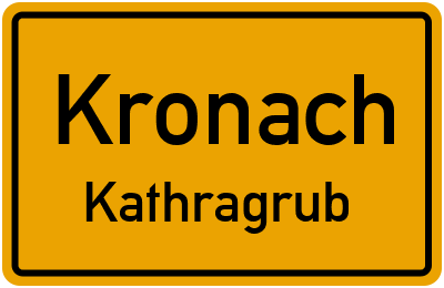 Straßenverzeichnis Kronach Kathragrub