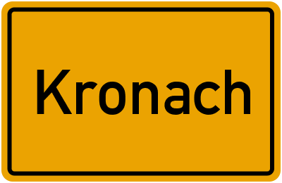 Wo liegt Kronach?