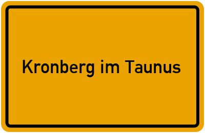 Kronberg im Taunus in Hessen