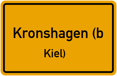 Branchenbuch Kronshagen (b. Kiel), Schleswig-Holstein