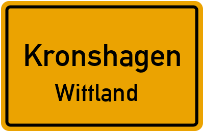 Straßenverzeichnis Kronshagen Wittland