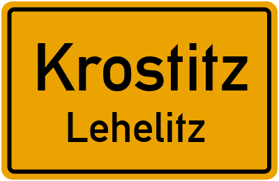 Straßenverzeichnis Krostitz Lehelitz