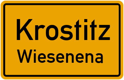 Straßenverzeichnis Krostitz Wiesenena