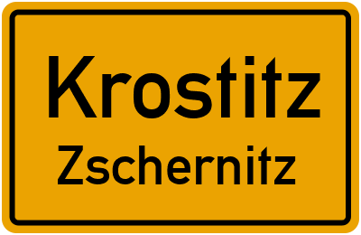 Straßenverzeichnis Krostitz Zschernitz