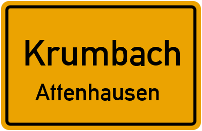 Straßenverzeichnis Krumbach Attenhausen