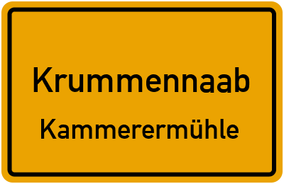 Straßenverzeichnis Krummennaab Kammerermühle