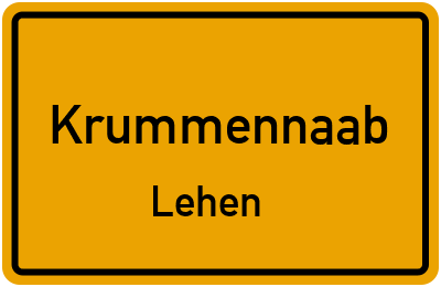 Straßenverzeichnis Krummennaab Lehen