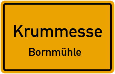 Straßenverzeichnis Krummesse Bornmühle