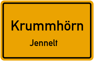Straßenverzeichnis Krummhörn Jennelt