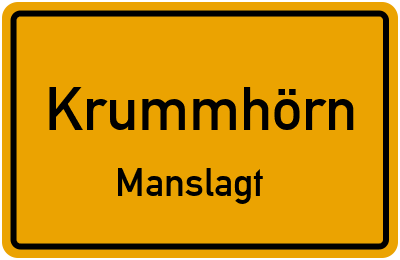Straßenverzeichnis Krummhörn Manslagt
