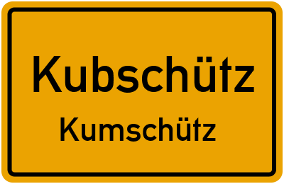 Straßenverzeichnis Kubschütz Kumschütz