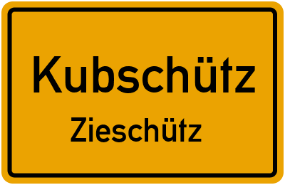 Straßenverzeichnis Kubschütz Zieschütz