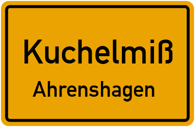 Straßenverzeichnis Kuchelmiß Ahrenshagen