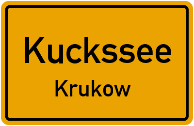 Straßenverzeichnis Kuckssee Krukow