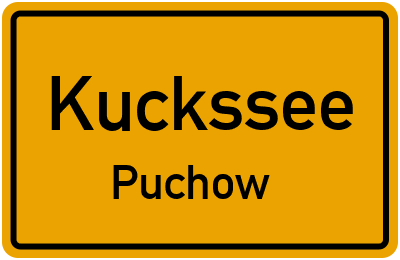 Straßenverzeichnis Kuckssee Puchow