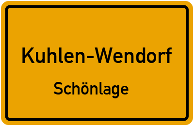 Straßenverzeichnis Kuhlen-Wendorf Schönlage
