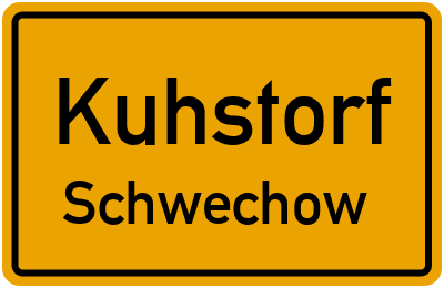 Straßenverzeichnis Kuhstorf Schwechow