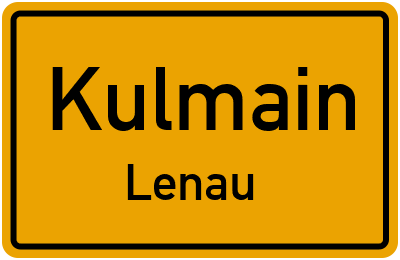 Straßenverzeichnis Kulmain Lenau
