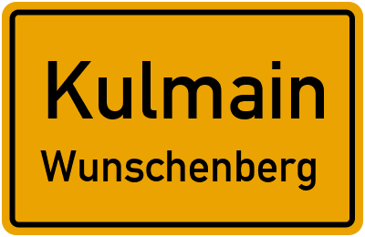 Straßenverzeichnis Kulmain Wunschenberg